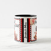 Gepensioneerde Legend Pinup Tweekleurige Koffiemok (Center)
