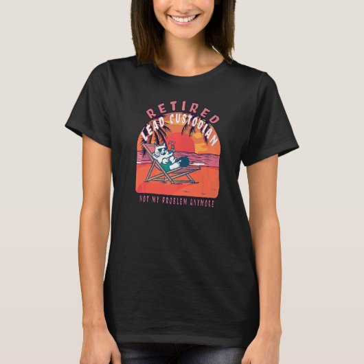 Gepensioneerde leidinggevende functionaris pensio t-shirt (Voorkant)