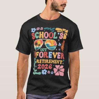 Gepensioneerde Leraar 2026 School Is Uit Voor Alti T-shirt