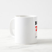 Gepensioneerde leraar elk kind achtergelaten Grapp Koffiemok (Voorkant links)