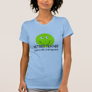 Gepensioneerde leraar groene gelukkige dans" Gifte T-shirt