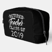Gepensioneerde leraar – klas van [je jaar]! toilettasje (Rechterhoek)