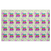 Gepensioneerde leraar Whimsical Bird Stof (Fat Quarter)