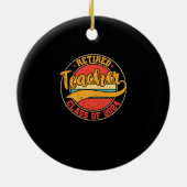 Gepensioneerde lerarenklasse van 2024 keramisch ornament (Achterkant)