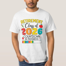 Gepensioneerde lerarenpensioneringsklas van 2026 A T-shirt