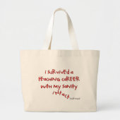 Gepensioneerde lesgeven, Hilarious Gezegden Grote Tote Bag (Voorkant)