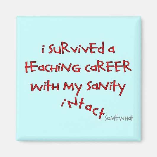 Gepensioneerde lesgeven, Hilarious Gezegden Magneet (Voorkant)