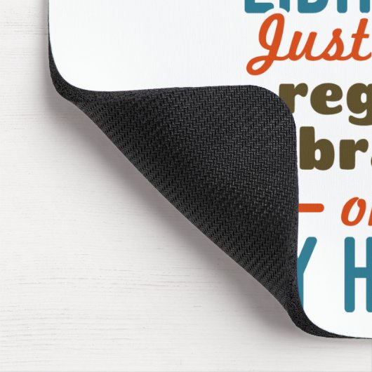 Gepensioneerde Librarian Funny Retirement Happier Muismat (Hoek)