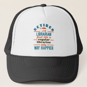 Gepensioneerde Librarian Funny Retirement Happier Trucker Pet