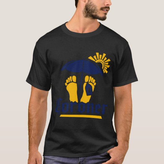 Gepensioneerde lijkschouwer t-shirt (Voorkant)