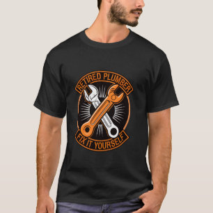 Gepensioneerde Loodgieter Pijpfitter Gepensioneerd T-shirt
