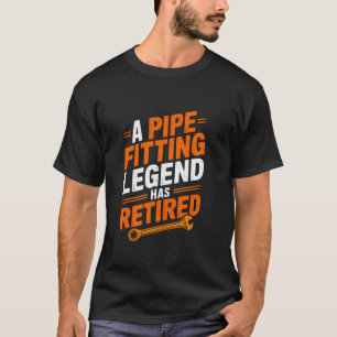 Gepensioneerde Loodgieter Pijpfitter Gepensioneerd T-shirt