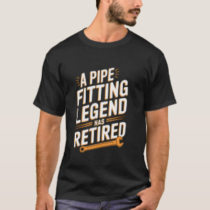 Gepensioneerde Loodgieter Pijpfitter Gepensioneerd T-shirt