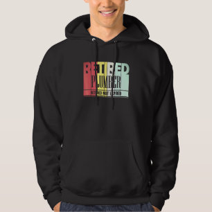 Gepensioneerde Loodgieter Vintage Pensioen Cadeau Hoodie