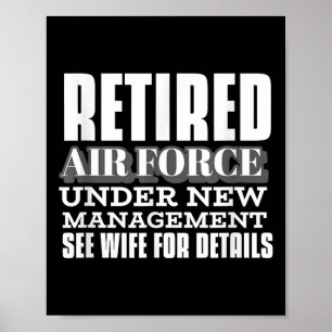 Gepensioneerde luchtmacht onder nieuwe leiding Pen Poster