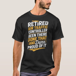 Gepensioneerde luchtverkeersleider trots op zijn l t-shirt