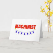 GEPENSIONEERDE MACHINIST KAART (Gele Bloem)