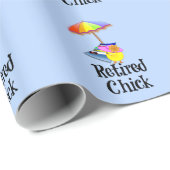 Gepensioneerde meid, zo schattig. cadeaupapier (Rol Hoek)