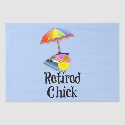 Gepensioneerde meid, zo schattig. tissuepapier (Voorkant)