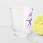 Gepensioneerde microbioloog, niet tegen me. shot glas (Links)