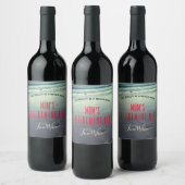 Gepensioneerde moeder of een persoon rode fijne wi wijn etiket (Flessen)