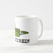 Gepensioneerde objecten koffiemok (Voorkant rechts)