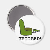 Gepensioneerde objecten magneet (Voorkant / Achterkant)