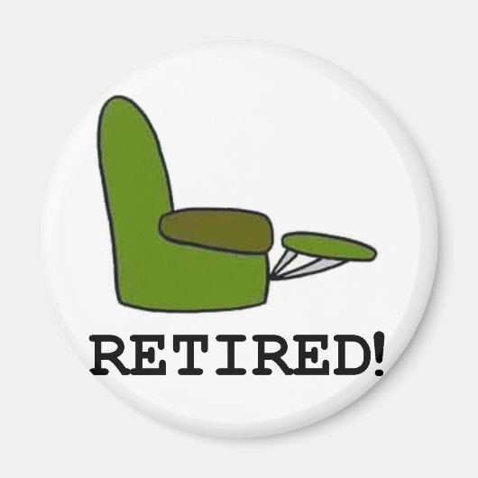 Gepensioneerde objecten magneet (Voorkant)