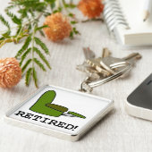 Gepensioneerde objecten sleutelhanger (Zijkant)