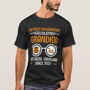 Gepensioneerde Oma Pensioen Accountant Bank T-shirt