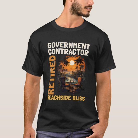 Gepensioneerde Overheidscontractant - Grappig pens T-shirt (Voorkant)