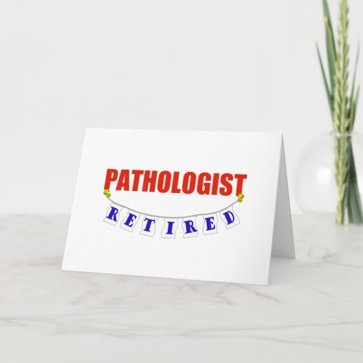 GEPENSIONEERDE PATHOLOOG KAART (Voorkant)