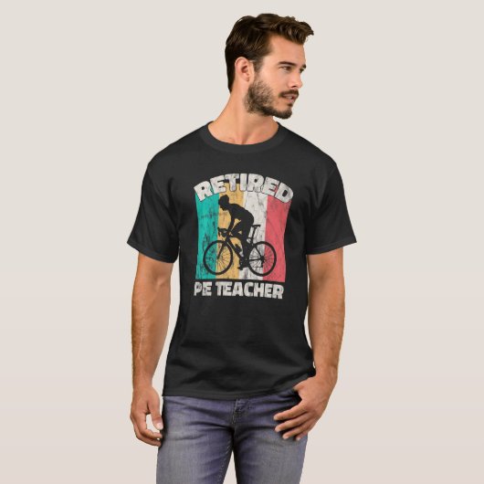 Gepensioneerde PE-docent T-shirt (Voorkant volledig)