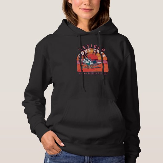 Gepensioneerde  pensionering Sous Chef Hoodie (Voorkant)