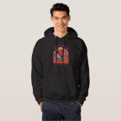 Gepensioneerde  pensionering verpleegster hoodie (Voorkant volledig)