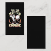 Gepensioneerde politiefunctionaris Golf Player Visitekaartje (Voorkant / Achterkant)