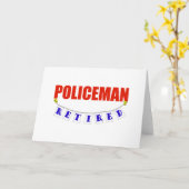 GEPENSIONEERDE POLITIEMAN KAART (Gele Bloem)