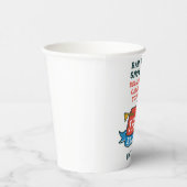 Gepensioneerde postbeambte Aangepaste postbode Pen Papieren Bekers (Rechts)