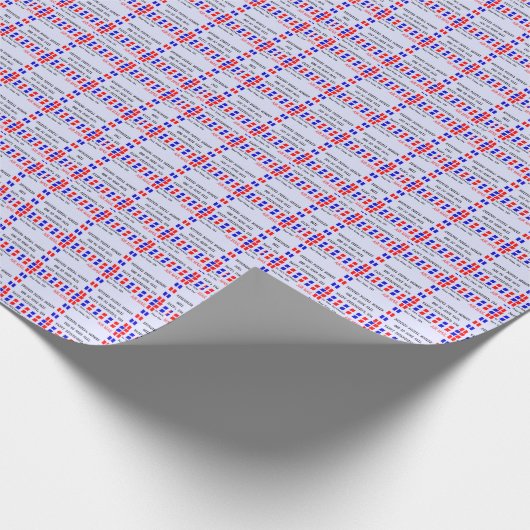 Gepensioneerde postbeambte Cadeauverpakking Cadeaupapier (Hoek)