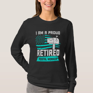 Gepensioneerde postbeambte Love Mailman Retirement T-shirt