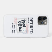 Gepensioneerde postbeambte Mailman Funny Case-Mate iPhone Case (Achterkant (horizontaal))