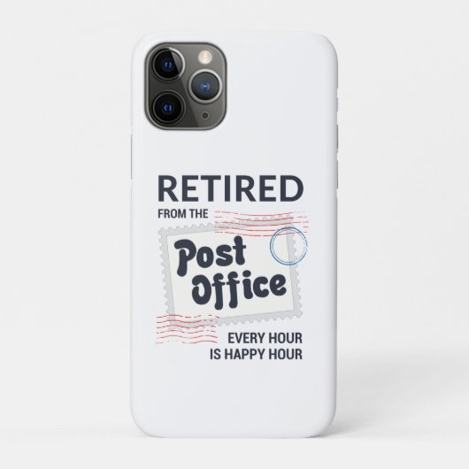 Gepensioneerde postbeambte Mailman Funny Case-Mate iPhone Case (Achterkant)