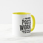 Gepensioneerde postbeambte Mailman Funny Mok (Voorkant rechts)