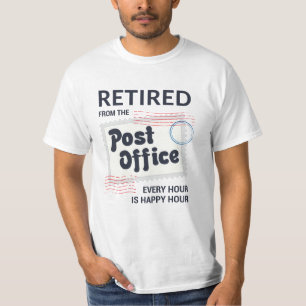 Gepensioneerde postbeambte Mailman Funny T-shirt