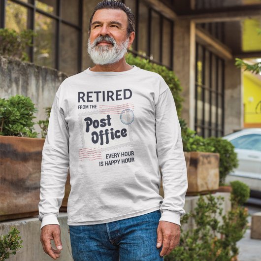 Gepensioneerde postbeambte Mailman Funny T-shirt
