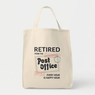 Gepensioneerde postbeambte Mailman Funny Tote Bag