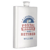 Gepensioneerde postbeambte Mailman pensioen grappi Flacon (Rechts)