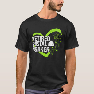 Gepensioneerde postbeambte Mailman Retirement T-shirt