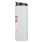 Gepensioneerde postbeambte Mailman Retirement Thermosbeker (Geroteerd rechts)