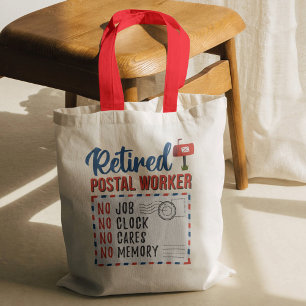 Gepensioneerde postbeambte Mailman Retirement Tote Bag